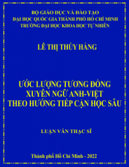 Ước lượng tương đồng xuyên ngữ Anh-Việt theo hướng tiếp cận học sâu