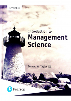 Introduction to Management Science (What's New in Operations Management) 13th Edition
