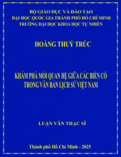 Khám phá mối quan hệ giữa các biến cố trong văn bản Lịch sử Việt Nam