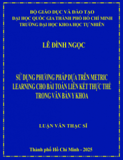 Sử dụng phương pháp dựa trên Metric Learning cho bài toán liên kết thực thể trong văn bản y khoa
