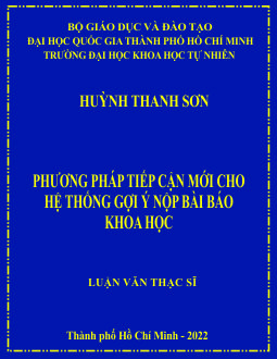 Phương pháp tiếp cận mới cho hệ thống gợi ý nộp bài báo khoa học