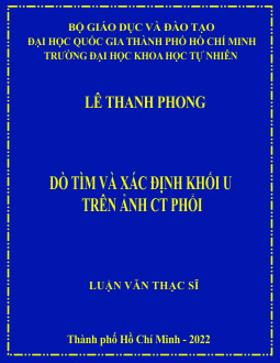 Dò tìm và xác định khối u trên ảnh CT phổi