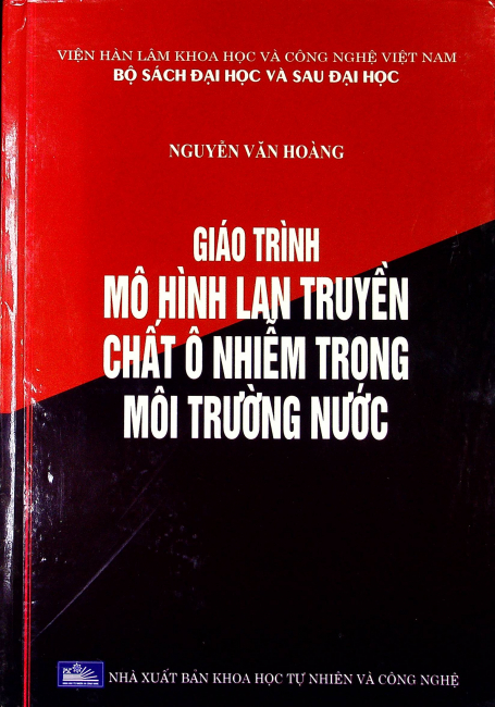 Giáo trình mô hình lan truyền chất ô nhiễm trong môi trường nước