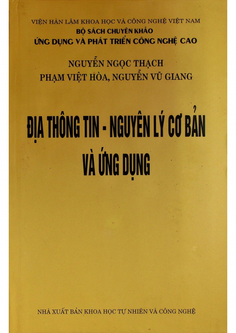 Địa thông tin- nguyên lý cơ bản và ứng dụng