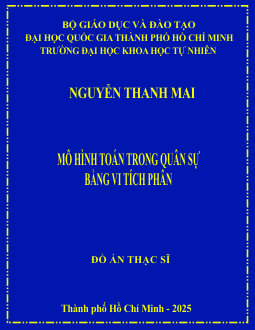 Mô hình toán trong quân sự bằng vi tích phân