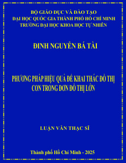 Phương pháp hiệu quả để khai thác đồ thị con trong đồ thị lớn