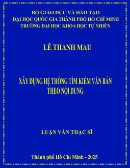 Xây dựng hệ thống tìm kiếm văn bản theo nội dung