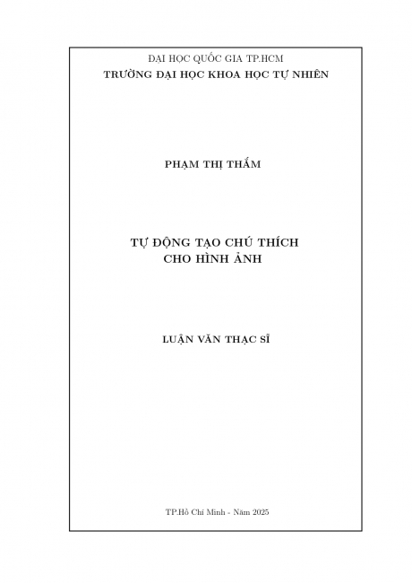 Tự Động Tạo Chú Thích Cho Hình Ảnh